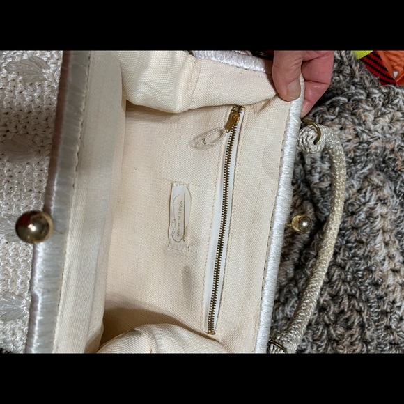 Vintage Japanese Raffia woven purse shells - Picture 7 of 14